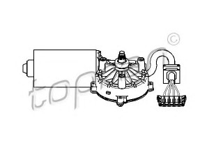 TOPRAN 401 531 valytuvo variklis 
 Priekinio stiklo valymo sistema -> Varikliukas, priekinio stiklo valytuvai
202 820 04 08