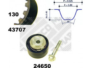 MAPCO 23631 paskirstymo diržo komplektas 
 Techninės priežiūros dalys -> Papildomas remontas
1 135 358, 1C1Q 6M260 BA