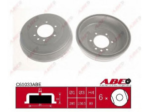 ABE C61033ABE stabdžių būgnas 
 Stabdžių sistema -> Būgninis stabdys -> Stabdžių būgnas
432060W710, 432062S600, 440101W610