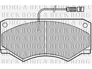 BORG & BECK BBP1335 stabdžių trinkelių rinkinys, diskinis stabdys 
 Techninės priežiūros dalys -> Papildomas remontas
0015867042, 0015868942, 6014207620