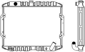 SAKURA  Automotive 1320-0110 radiatorius, variklio aušinimas