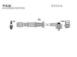 TESLA T143G uždegimo laido komplektas 
 Kibirkšties / kaitinamasis uždegimas -> Uždegimo laidai/jungtys