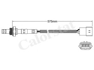 CALORSTAT by Vernet LS130104 lambda jutiklis 
 Variklis -> Variklio elektra
0K011-18-861, 0K25R-18861, 0K9A4-18-861