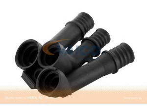 VAICO V20-0744 aušinimo skysčio jungė 
 Aušinimo sistema -> Žarnelės/vamzdeliai/sujungimai -> Jungės
64 11 1 393 330, 64 11 8 390 697