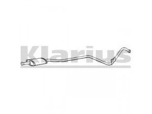 KLARIUS 260280 vidurinis duslintuvas 
 Išmetimo sistema -> Duslintuvas
7700779636, 7700781509