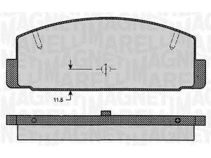 MAGNETI MARELLI 363916060294 stabdžių trinkelių rinkinys, diskinis stabdys 
 Techninės priežiūros dalys -> Papildomas remontas
GJYA2643Z, GJYB2643Z, GJYB2648Z