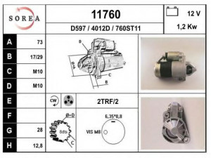 EAI 11760 starteris
M1T71381, M1T71382, M1T72581, M1T72583