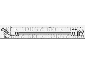 BORG & BECK BBH7877 stabdžių žarnelė 
 Stabdžių sistema -> Stabdžių žarnelės
90947-W2016