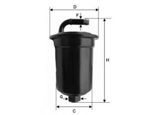 UNIFLUX FILTERS XB208 kuro filtras 
 Techninės priežiūros dalys -> Papildomas remontas
23300-87507
