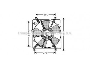 AVA QUALITY COOLING TO7529 ventiliatorius, radiatoriaus 
 Aušinimo sistema -> Oro aušinimas
1636123050, 1636323030, 1671128150