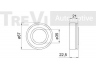 TREVI AUTOMOTIVE WB2172 rato guolio komplektas 
 Ašies montavimas/vairavimo mechanizmas/ratai -> Rato stebulė/montavimas -> Rato guolis
1604212, 1604290, 90019333, 90448665