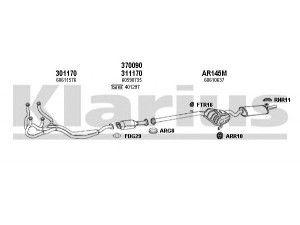 KLARIUS 030115U išmetimo sistema