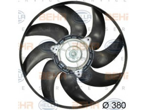 HELLA 8EW 351 041-421 ventiliatorius, radiatoriaus 
 Aušinimo sistema -> Oro aušinimas
77 01 471 356