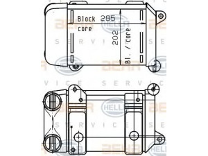 HELLA 8MO 376 765-331 alyvos aušintuvas, lėtintuvas
67 031 911, 67 031 912, 67 031 913