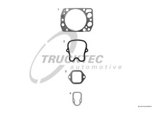 TRUCKTEC AUTOMOTIVE 01.10.015 tarpiklių komplektas, cilindro galva
403 010 0180, 403 586 6090, 423 010 0080