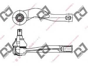 DJ PARTS DE1299 skersinės vairo trauklės galas 
 Vairavimas -> Vairo mechanizmo sujungimai
45047-B9070, 45047B9070