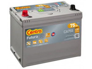 CENTRA CA755 starterio akumuliatorius; starterio akumuliatorius 
 Elektros įranga -> Akumuliatorius
KE24165E10NY, KE24165E15NY, 5600X6