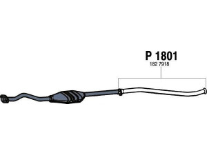 FENNO P1801 išleidimo kolektorius 
 Išmetimo sistema -> Išmetimo vamzdžiai
BM50045, 1827918