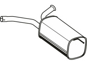 FENNO P1712 galinis duslintuvas 
 Išmetimo sistema -> Duslintuvas
1730-53, 1730-53, 1730-53