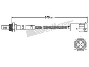 WALKER PRODUCTS 250-24598 lambda jutiklis 
 Išmetimo sistema -> Jutiklis/zondas
165170