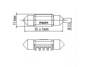 PHILIPS 128596000KX1 lemputė, salono apšvietimas; lemputė, durų lemputė; lemputė, bagažinės vidaus lemputė; lemputė, variklio skyriaus apšvietimas; lemputė; lemputė, durų lemputė; lemputė, daiktadėžės lemputė; lemputė, skaitymo apšvietimas; lemputė, durų lemputė 
 Elektros įranga -> Šviesos -> Durų apšvietimas