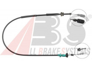 A.B.S. K37410 akceleratoriaus trosas 
 Kuro mišinio formavimas -> Karbiuratorius, sistema -> Valdymo sąsajos/amortizatorius/kameros
1H0.721.555Q, 1H0.721.555Q