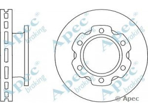 APEC braking DSK2881 stabdžių diskas
897031007, 8970310071