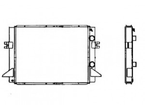 NRF 52075 radiatorius, variklio aušinimas 
 Aušinimo sistema -> Radiatorius/alyvos aušintuvas -> Radiatorius/dalys
93802646, 93807802, 93802646, 93806623