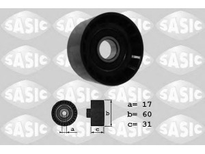 SASIC 1624007 kreipiantysis skriemulys, V formos rumbuotas diržas 
 Diržinė pavara -> V formos rumbuotas diržas/komplektas -> Laisvasis/kreipiamasis skriemulys
MW30638631, 1192500QAE, 1192500QAP