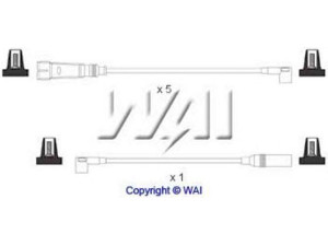 WAIglobal SL086 uždegimo laido komplektas