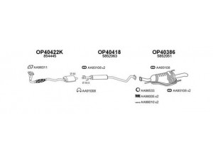 VENEPORTE 400063 išmetimo sistema 
 Išmetimo sistema -> Išmetimo sistema, visa