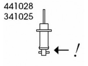 KYB 341025 amortizatorius 
 Pakaba -> Amortizatorius
520562, 520563, 520564, 520569
