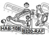 FEBEST 0320-RAF atramos/vairo trauklė 
 Ašies montavimas/vairavimo mechanizmas/ratai -> Sujungimai -> Atramos/vairo trauklė
51350-S0X-A02, 51360-S0X-A02