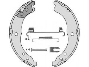 MGA M845R stabdžių trinkelių komplektas, stovėjimo stabdis 
 Stabdžių sistema -> Rankinis stabdys
4241L1, 4241L9, 4241N0, 77362696