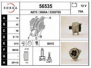 EAI 56535 kintamosios srovės generatorius
028903025A