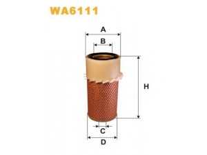 WIX FILTERS WA6111 oro filtras 
 Techninės priežiūros dalys -> Techninės priežiūros intervalai
PC864, N101021