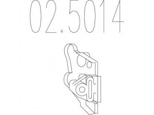 MTS 02.5014 atraminis buferis, triukšmo slopintuvas 
 Išmetimo sistema -> Surinkimo dalys -> Atskiros surinkimo dalys -> Guminė apsauga
1755Q3