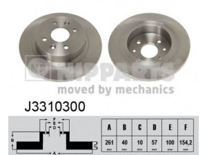 NIPPARTS J3310300 stabdžių diskas 
 Stabdžių sistema -> Diskinis stabdys -> Stabdžių diskas
0K2AA-26-251, 0K2AA-26-251A, 0K2AA-26-251B