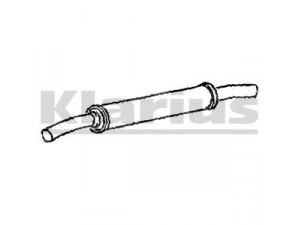 KLARIUS TY509M vidurinis duslintuvas 
 Išmetimo sistema -> Duslintuvas
1742011370