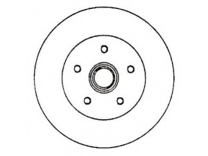 JURID 561829J stabdžių diskas 
 Stabdžių sistema -> Diskinis stabdys -> Stabdžių diskas
443615601A, 443615601A