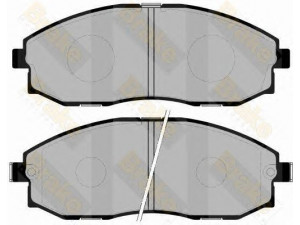 Brake ENGINEERING PA1242 stabdžių trinkelių rinkinys, diskinis stabdys 
 Techninės priežiūros dalys -> Papildomas remontas
581014AA00, 581014AA10, 581014AA11