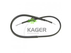 KAGER 19-0464 trosas, stovėjimo stabdys 
 Stabdžių sistema -> Valdymo svirtys/trosai
893609721F