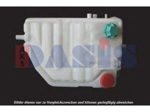 AKS DASIS 134003N išsiplėtimo bakelis, aušinimo skystis 
 Aušinimo sistema -> Radiatorius/alyvos aušintuvas -> Išsiplėtimo bakelis, variklio aušinimo skystis
9705000349, 9705000449, A9705000349
