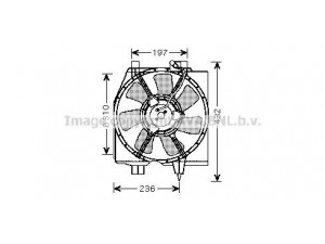 AVA QUALITY COOLING MZ7540 ventiliatorius, radiatoriaus
FS8W15035, FS8W15035A, FS8W15035B