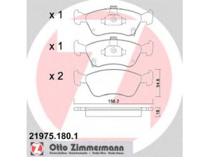 ZIMMERMANN 21975.180.1 stabdžių trinkelių rinkinys, diskinis stabdys 
 Techninės priežiūros dalys -> Papildomas remontas
0446505020, 0446505030, 0446505040