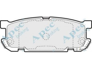 APEC braking PAD1236 stabdžių trinkelių rinkinys, diskinis stabdys 
 Techninės priežiūros dalys -> Papildomas remontas
N0Y72648ZA, N0Y72648ZB, N0Y92643ZA
