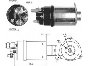 MAGNETI MARELLI 940113050026 solenoidinis jungiklis, starteris