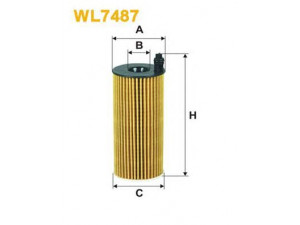 WIX FILTERS WL7487 alyvos filtras 
 Techninės priežiūros dalys -> Techninės priežiūros intervalai
11428507683, 04152-WA010-00