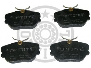 OPTIMAL 9638 stabdžių trinkelių rinkinys, diskinis stabdys 
 Techninės priežiūros dalys -> Papildomas remontas
8967077, 8968018, 8993974