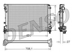DENSO DRM09163 radiatorius, variklio aušinimas 
 Aušinimo sistema -> Radiatorius/alyvos aušintuvas -> Radiatorius/dalys
51819061